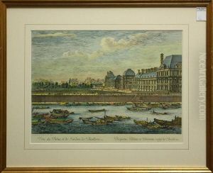 Parisian River Scenes by Israel Silvestre