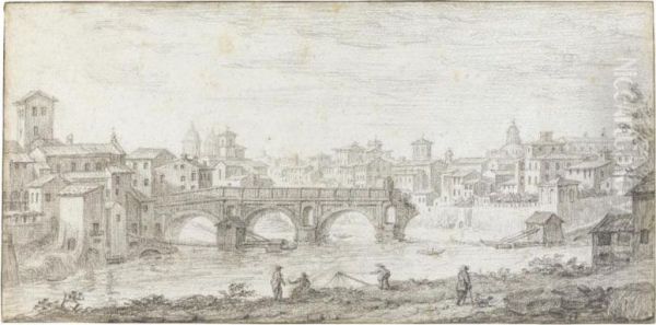 View Of The 'ponte Rotto', Rome - view 1