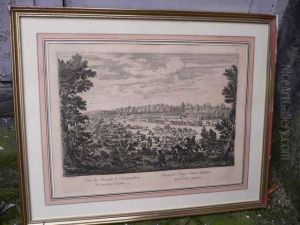 Vue Du Chateau De Fontainebleau by Israel Silvestre