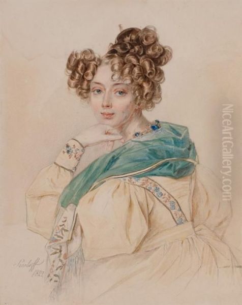 Portrait Of Countess Olga Alexandrovna Orlova (1807-1880) - view 1