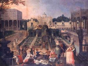 A Feast in the park of the Duke of Mantua, c.1595