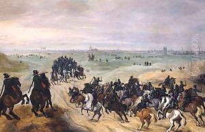 The Confrontation, 1600 by Sebastien Vrancx