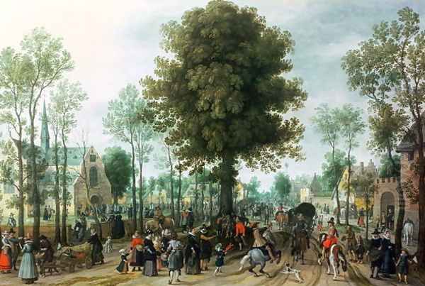 Frederick V and his bride Elizabeth entering Zeeland, May 1613 - view 1