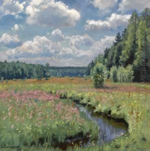Summer Meadow, Pobojka by Stanislaw Zukowski