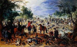 Soldiers ambushing a convoy
