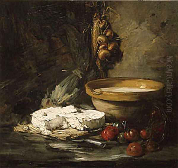 Still Life with Cheese probably late 1870s - view 1