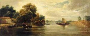A View of the Thames Looking towards Battersea