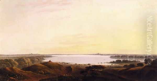 An Extensive River Landscape on the Thames - view 1