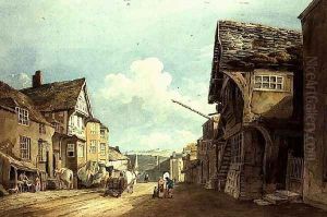 Looking down the High Street, Conway