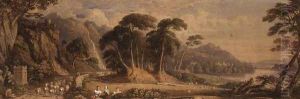 Landscape composition by John Varley