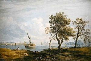 Battersea from the Banks of the Thames