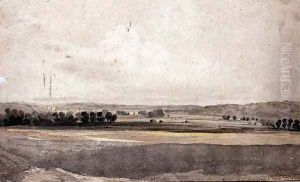 Near Handborough, Oxon by John Varley