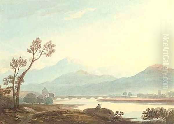 View of Dolgellau, North Wales - view 1