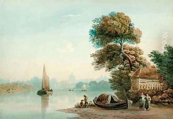 On the Thames at Twickenham - view 1