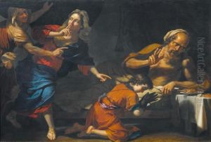 Jacob Blesses Isaac.