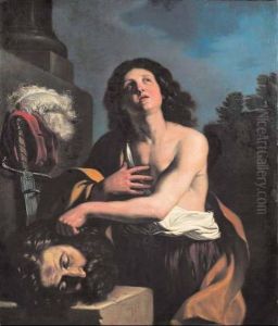 Davide Con La Testa Di Golia by Benedetto Gennari
