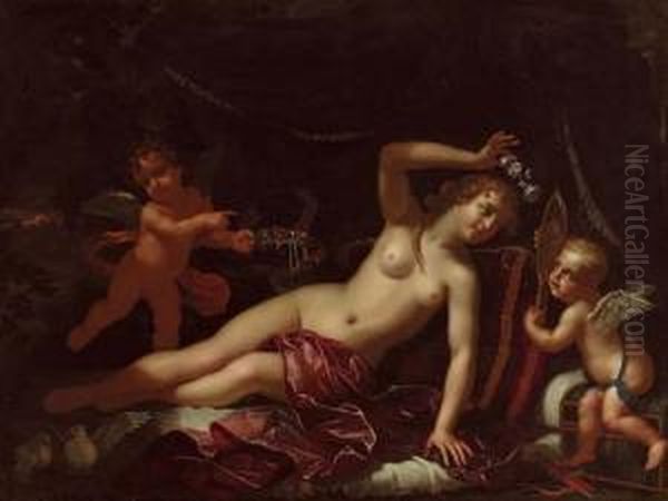 Venere Con Due Putti - view 1