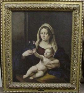 Madonna And Child With Flowers Madonna And Child With Flowers