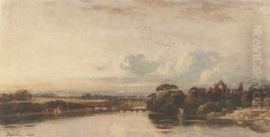 Tintern Abbey from the River Wye by John Varley