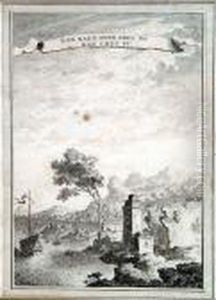 Figures In A Classical Landscape by Abraham Genoels
