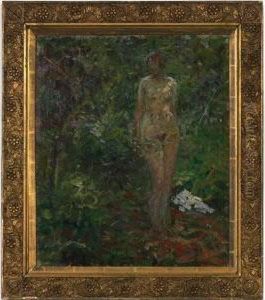 Nude In The Woods by Lillian M. Genth