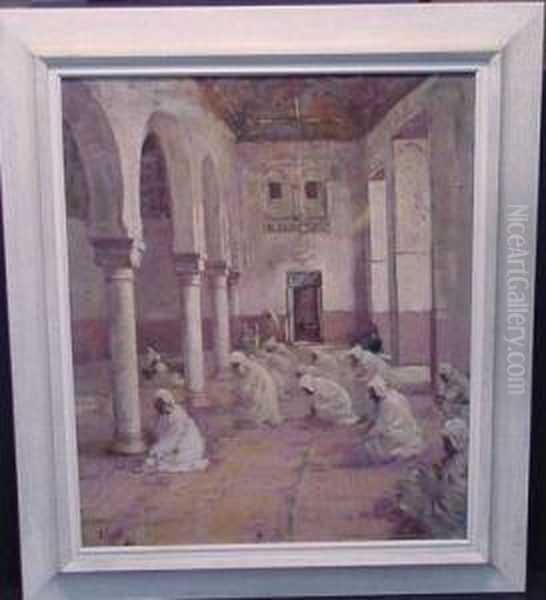 Prayers In The Great Mosque Of Sidi Okba - view 1