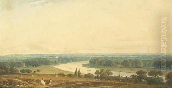The Thames from Richmond - view 1