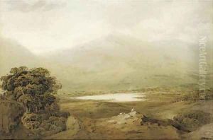 View of Snowdon, North Wales by John Varley