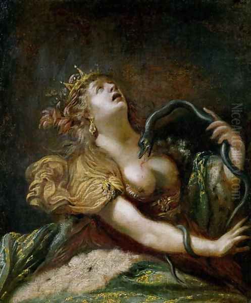 Cleopatra Committing Suicide - view 1