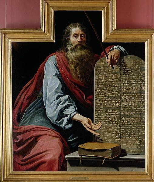 Moses with the Tablets of the Law - view 1