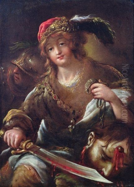 David with the head of Goliath, c.1640 - view 1