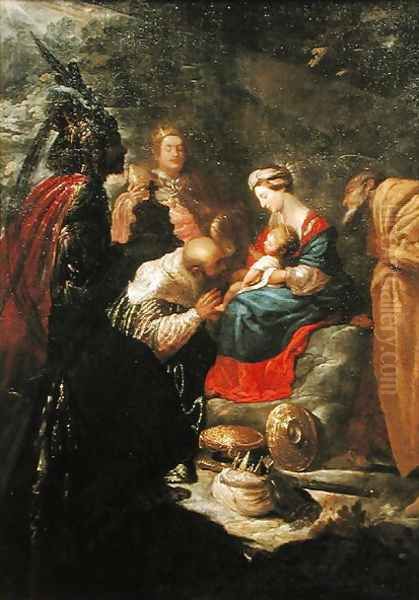 The Adoration of the Magi, c.1619 by Claude Vignon