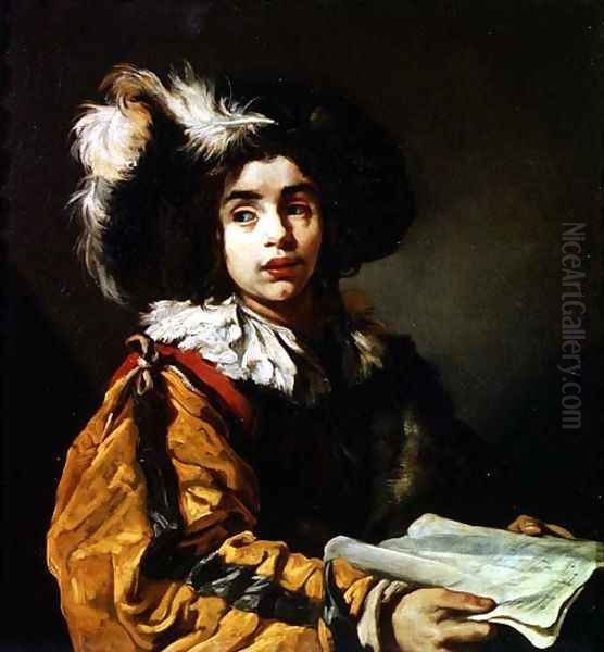 The Young Singer by Claude Vignon