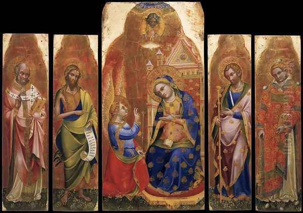 Annunciation with Saints 1371 - view 1