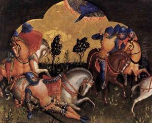 Conversion of Paul c 1370 by Lorenzo Veneziano