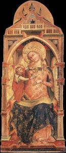 Madonna and Child 1372 by Lorenzo Veneziano