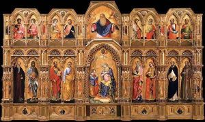 Lion Polyptych 1357 by Lorenzo Veneziano