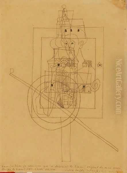 Drawing Montage with Self-portrait 1937 - view 1