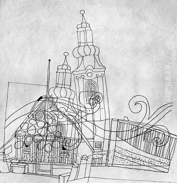 Church Towers with Harbour Motifs 1936 - view 1