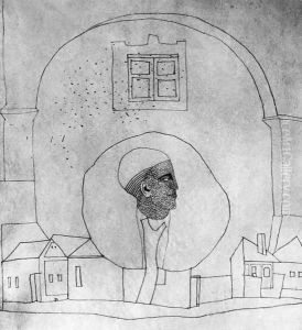 Life-Tree Self-portrait 1937 by Lajos Vajda