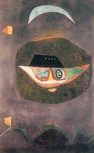 Mask with Moon 1938 by Lajos Vajda