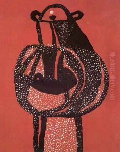 Mask Icon 1936 by Lajos Vajda