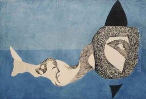Monster in Blue Space 1939 by Lajos Vajda