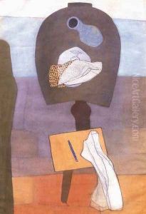 Still-life on a Table of Horseshoe Form 1934 Still-life on a Table of Horseshoe Form 1934