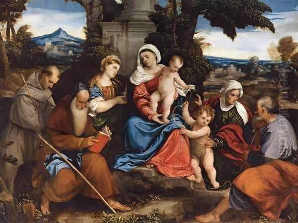 Holy Family with Saints - view 1