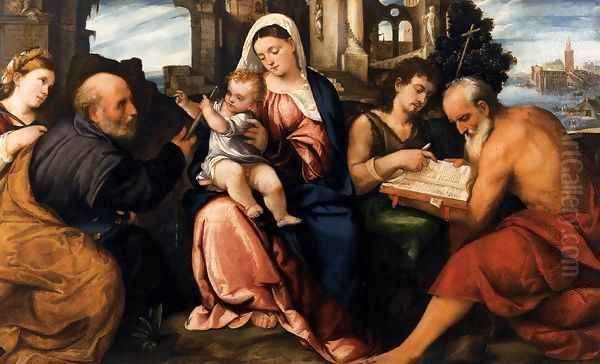 Virgin and Child with Saints - view 1