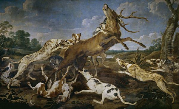 Stag Hunt by Paul de Vos