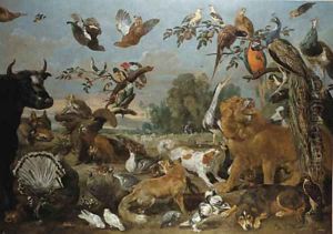 The Garden of Eden with the Creation of Eve by Paul de Vos