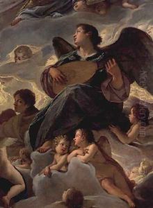 Trinity with St. Ursula and St. Margaret 2 by Antonio Maria Viani