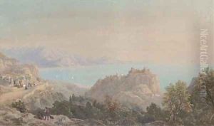 On the Italian coast by Charles Vacher